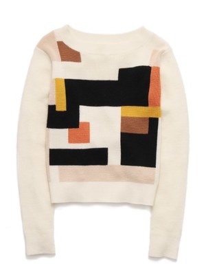 【Lily Brown】カラーブロックプルオーバー