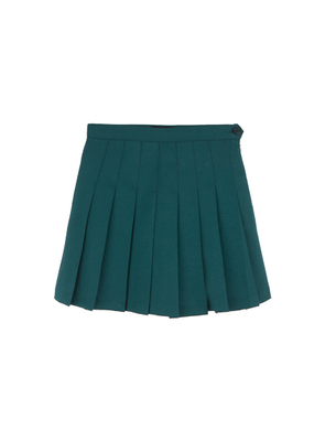 プリーツミニスカート