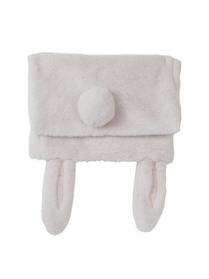 rabbit fur clutchbag