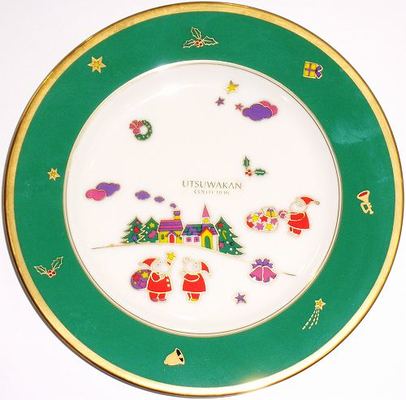 クリスマスプレート(グリーン)