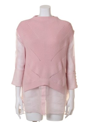 畦柄ベスト＆オーガンシャツ