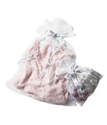 レース巾着ポーチ