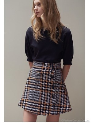 【snidel】ウールフレアスカート