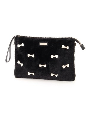 プチリボンファークラッチ