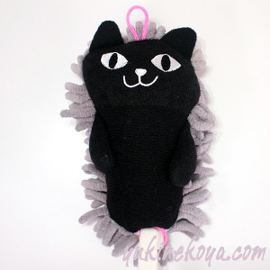 【オソウジイタズラ】マイクロファイバーハンディモップ　グレイ