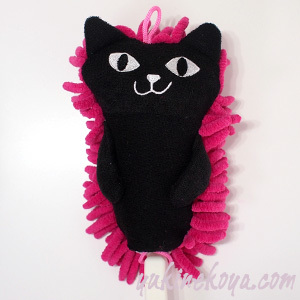 【オソウジイタズラ】マイクロファイバーハンディモップ　ピンク