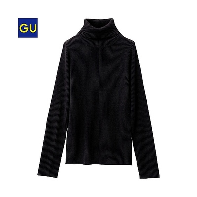リブタートルセーター（長袖）
