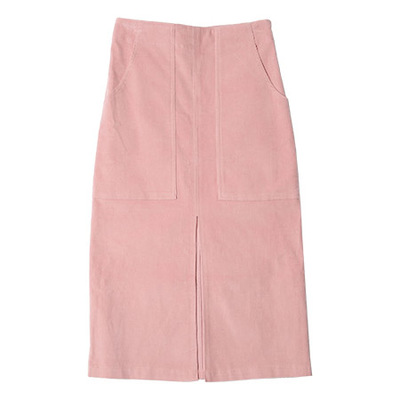 フロントアキポケハンパスカート