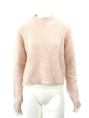 モヘアショートトップス