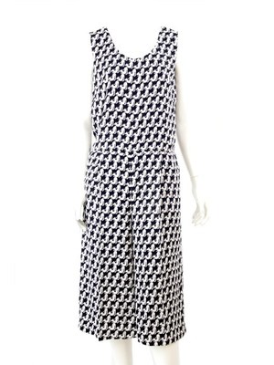 キャットヒールプリントオールインワン