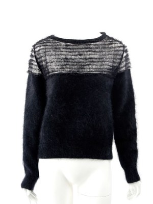 アンゴラチュール ニットトップス