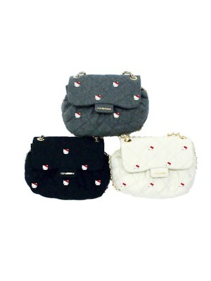 キティウール刺繍チェーンバッグ