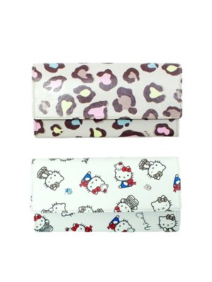 キティ/ヒョウ長財布