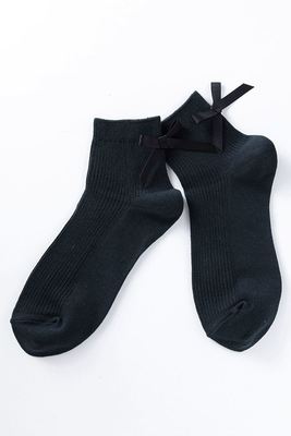 tutuanna　バックリボン付きリブソックス