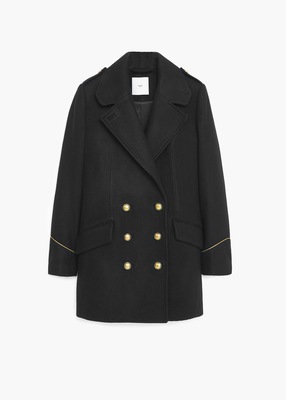 ウール混コート