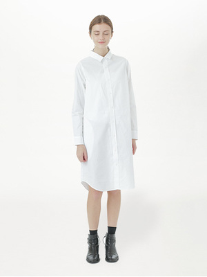 タイプライターベーシック シャツワンピース