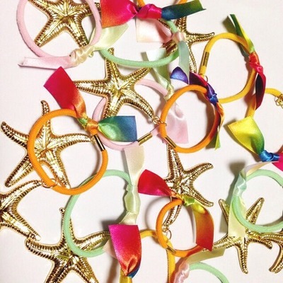 カラフルジャンボサンゴヘアゴム カラフルジャンボサンゴヘアム