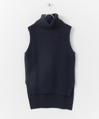 タートルニットベスト