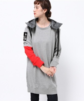 オニツカタイガー スウェット　ロングパーカー 