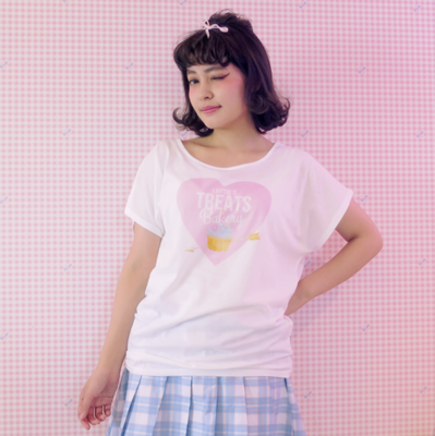 カップケーキアローTシャツ