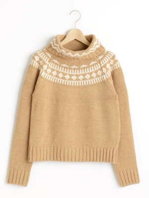 MAJESTIC LEGON (マジェスティックレゴン)  S球芯柄ニットプルオーバー