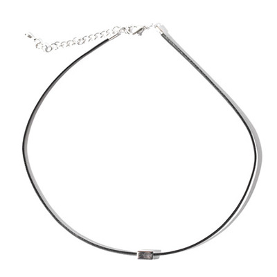 メタルミニキューブブラックチョーカー