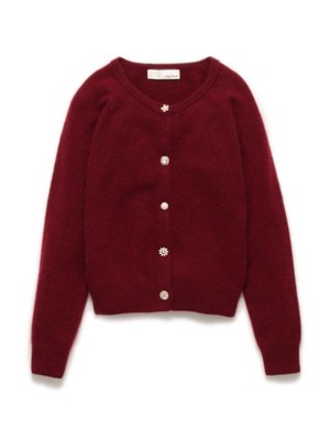 フェレット混カーディガン