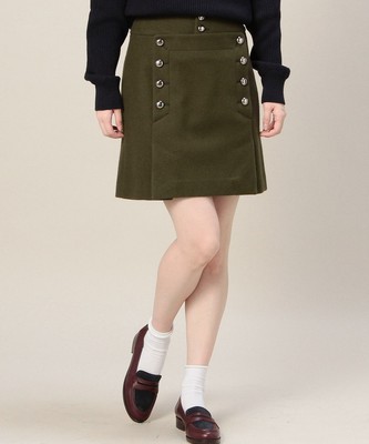 BY メルトンセーラーミニスカート