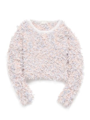 カラフルMIXニットプルオーバー