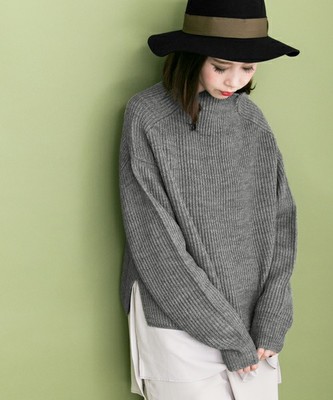 〈予約受付〉KBF／ボトルネックリブニット