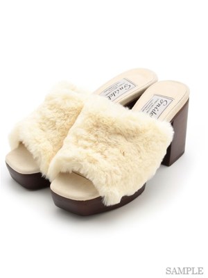 snidel (スナイデル)  ファーサボ