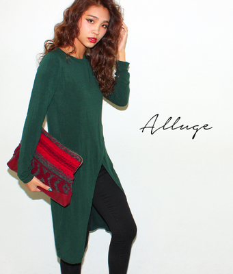 フロントスリットチュニック