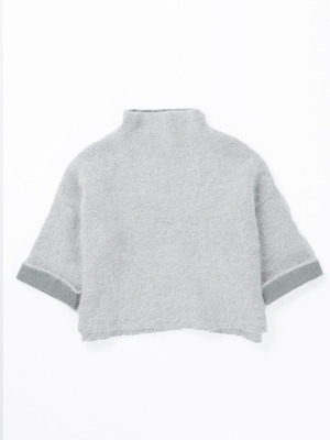 アンゴラスタンドカラートップ