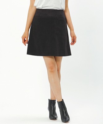 フェイクスエードスカート