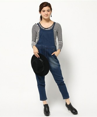 タオルデニムサロペット