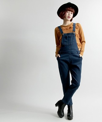 WEGO/フロントポケットオーバーオール