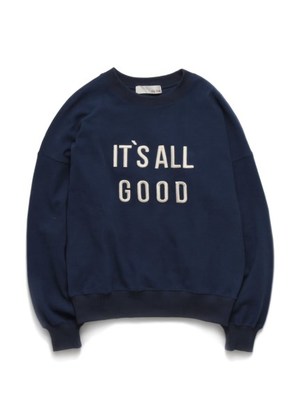 刺繍ロゴスウェット