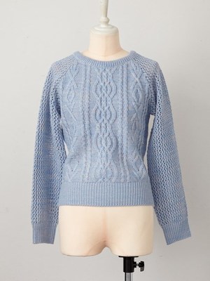 Rosarymoon (ロザリームーン) ケーブルラグラントップ