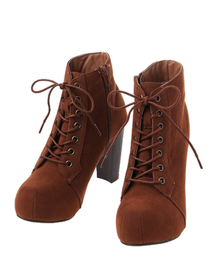 レースアップ／ブーツ