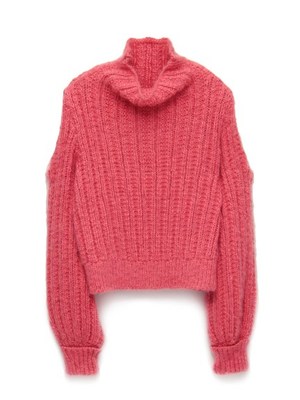 オープンショルダーニットプルオーバー