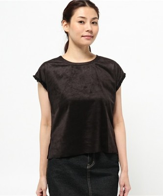 スウェードフリンジトップス