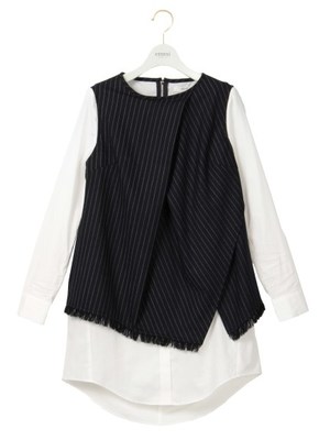 【emmi atelier】フリンジベストチュニック