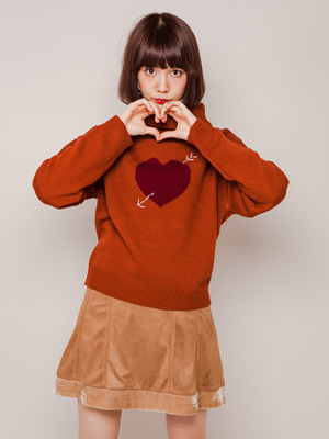 merry jenny スエードミニフレアスカート