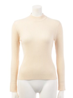 長袖シンプルボトルネックニット