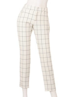 チェックパンツ