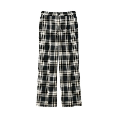 ＷＯＭＥＮ　ワイドアンクルパンツ（チェック）