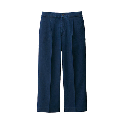 ＷＯＭＥＮ　デニムワイドアンクルパンツ