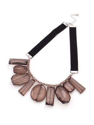 アクリルパーツネックレス