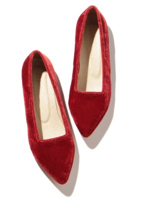 ポインテッドフラットシューズ