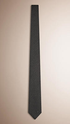 スリムカット・パターンド・シルクタイ